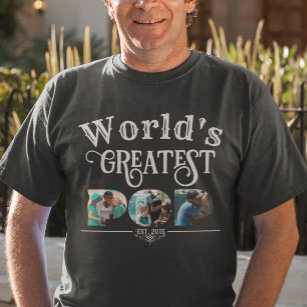 World's Greatest POP with 3 Photo frames T-Shirt
