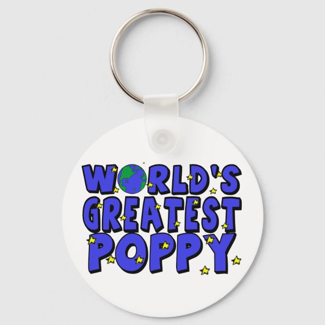 World's Greatest Poppy Key Ring (Front)