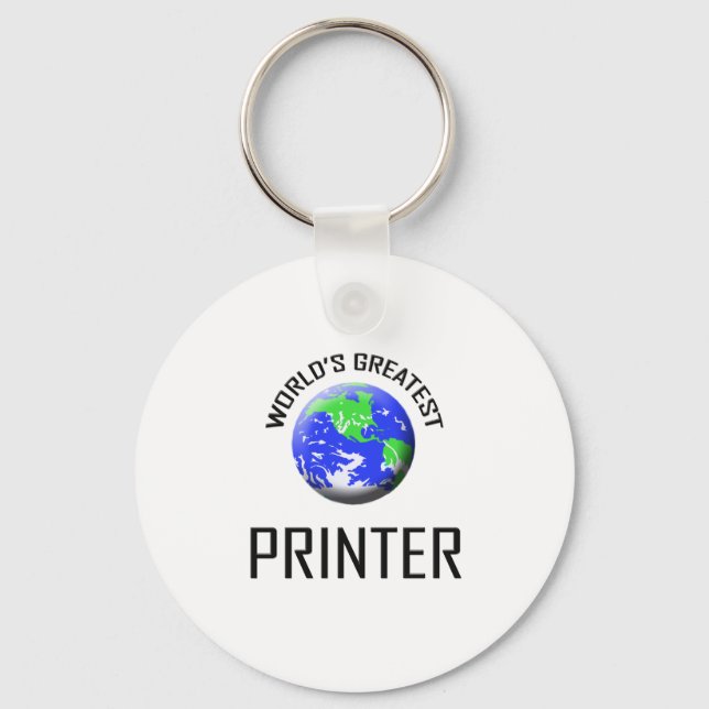 World's Greatest Printer Key Ring (Front)