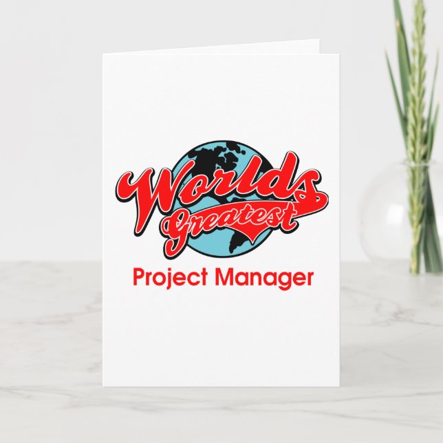 World's Greatest Project Manager Card (Front)