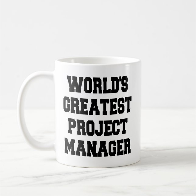 Worlds Greatest Project Manager Coffee Mug (Left)