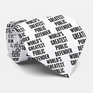 Worlds Greatest Public Defender Tie