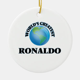 World's Greatest Ronaldo Ceramic Ornament