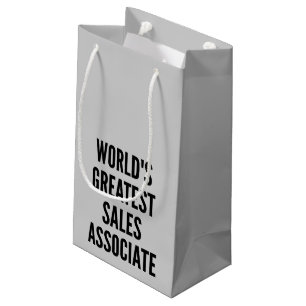 Worlds Greatest Sales Associate Small Gift Bag