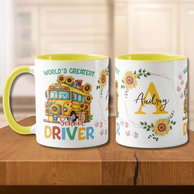 World's Greatest School Bus Driver Personalised Mug (Creator Uploaded)