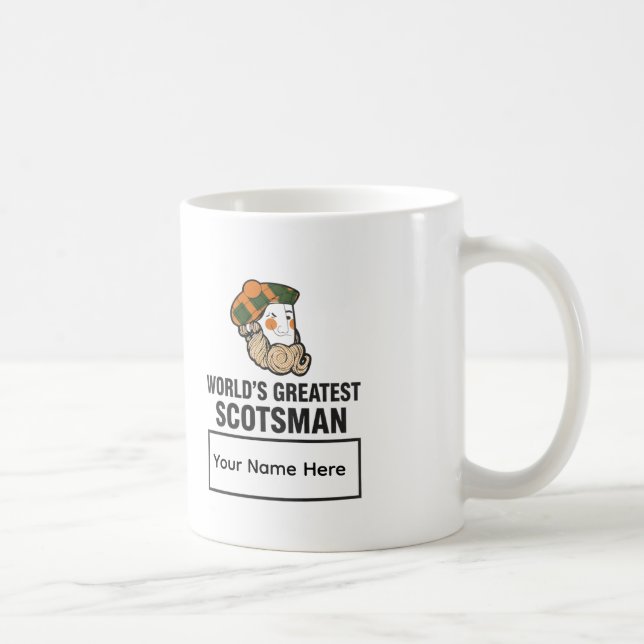 World's Greatest Scotsman Personalized Mug (Right)