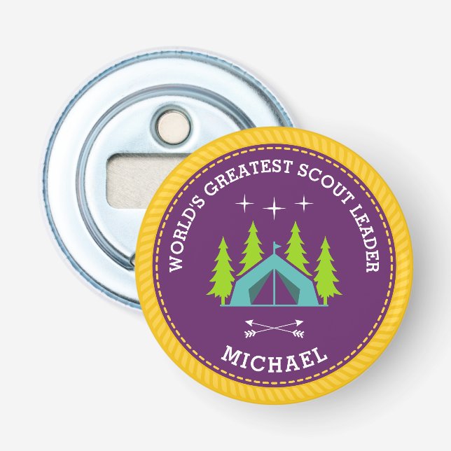 World's Greatest Scout Leader Bottle Opener (Front)