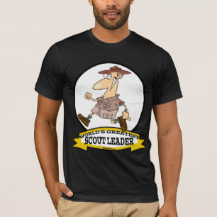 WORLDS GREATEST SCOUT LEADER MEN CARTOON T-Shirt