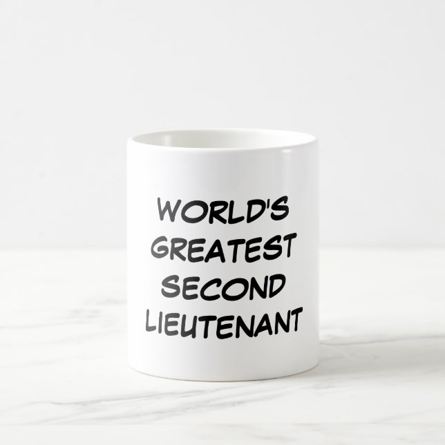 "World's Greatest Second Lieutenant" Mug (Center)