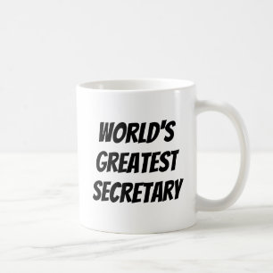 World's Greatest Secretary Coffee Mug