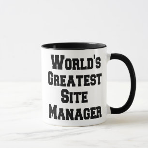 Worlds Greatest Site Manager Mug