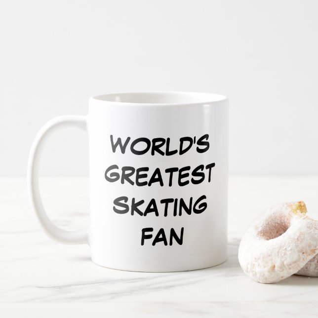 "World's Greatest Skating Fan" Mug (With Donut)