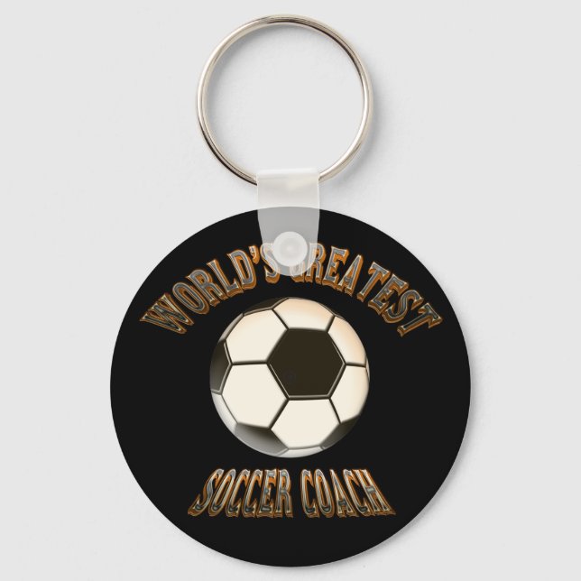 World's Greatest Soccer Coach Key Ring (Front)