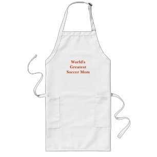 World's Greatest Soccer Mum Long Apron