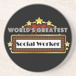 World's Greatest Social Worker Coaster