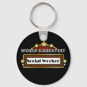 World's Greatest Social Worker Key Ring