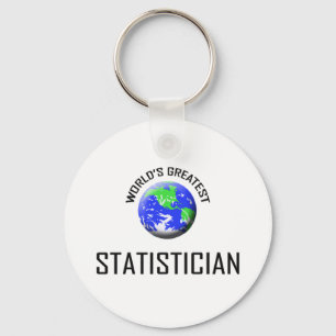 World's Greatest Statistician Key Ring