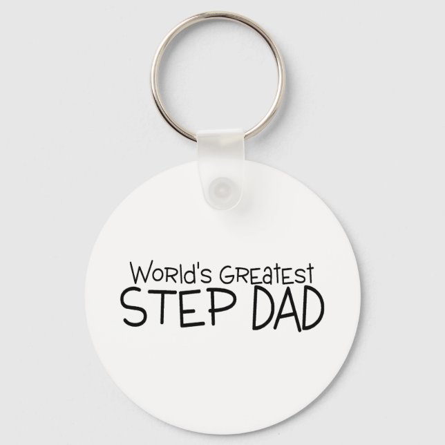 Worlds Greatest Step Dad Key Ring (Front)