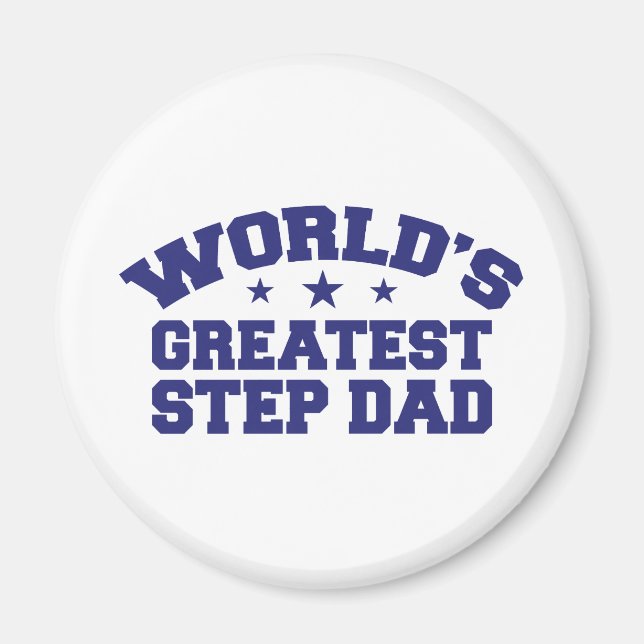 World's Greatest Step Dad Magnet (Front)