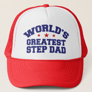 World's Greatest Step Dad Trucker Hat