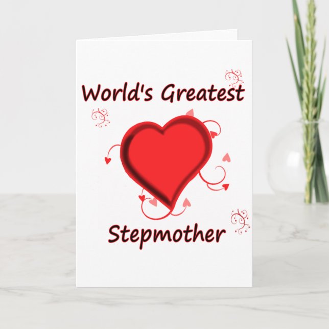 World's Greatest stepmother Card (Front)