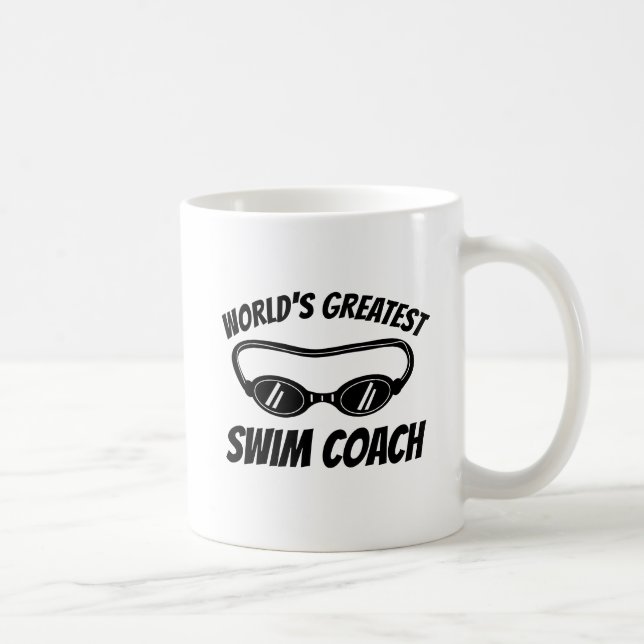 World's Greatest Swim Coach coffee mug gift (Right)