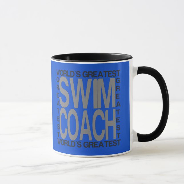 Worlds Greatest Swim Coach Mug (Right)