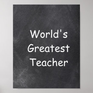 World's Greatest Teacher Class Decoration