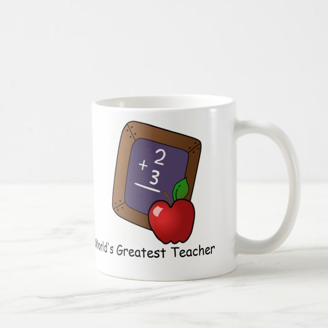 World's Greatest Teacher Gift Coffee Mug (Right)