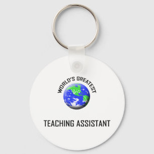 World's Greatest Teaching Assistant Key Ring
