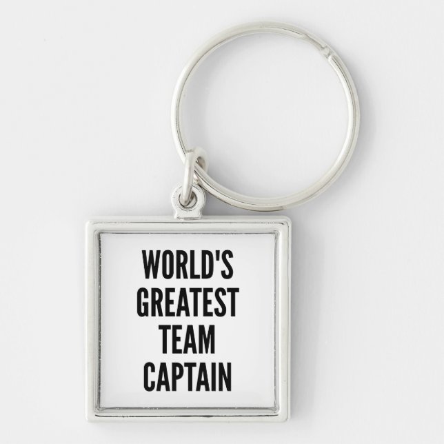 Worlds Greatest Team Captain Key Ring (Front)