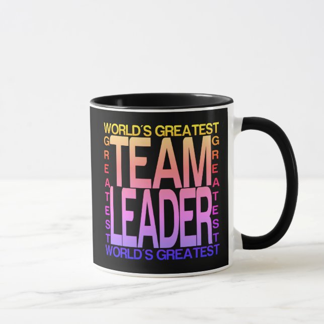 Worlds Greatest Team Leader Mug (Right)