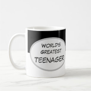 World's Greatest Teenager Fun Happy Birthday Name Coffee Mug