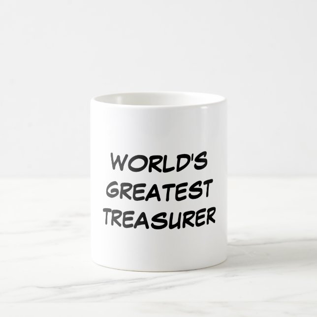 "World's Greatest Treasurer" Mug (Center)