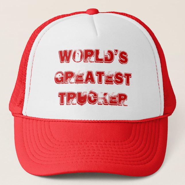 Worlds Greatest Trucker Hat (Front)