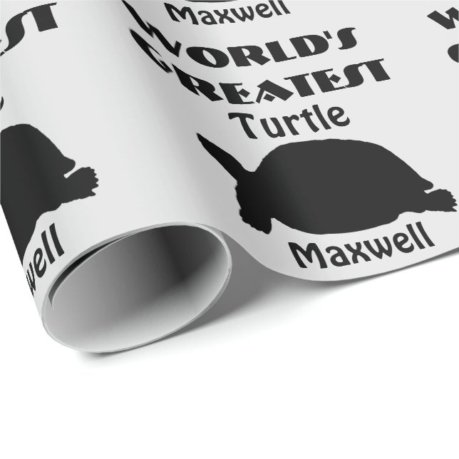 Worlds Greatest Turtle Wrapping Paper (Roll Corner)