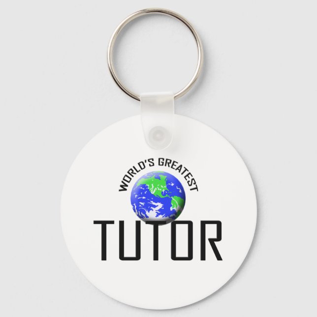 World's Greatest Tutor Key Ring (Front)