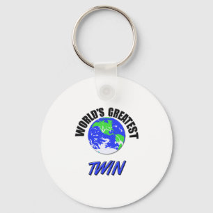World's Greatest Twin Key Ring