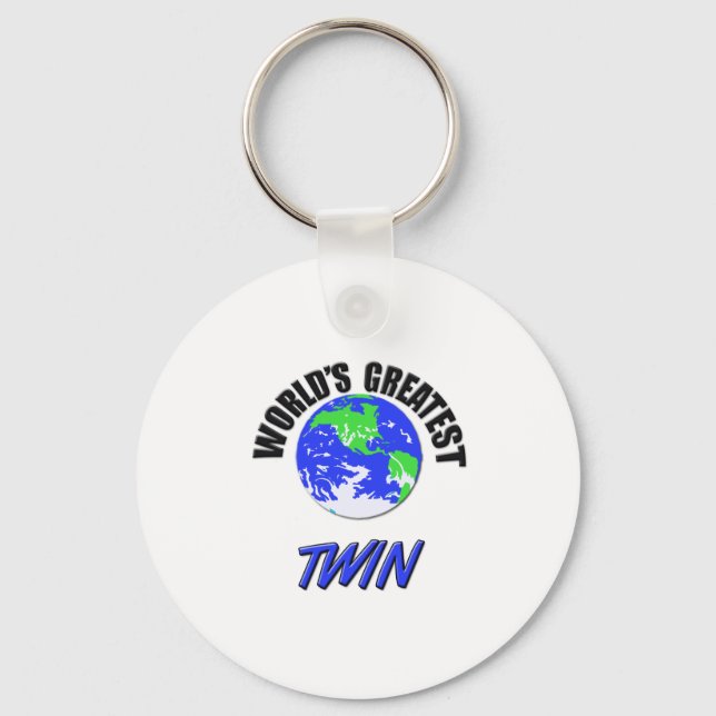 World's Greatest Twin Key Ring (Front)