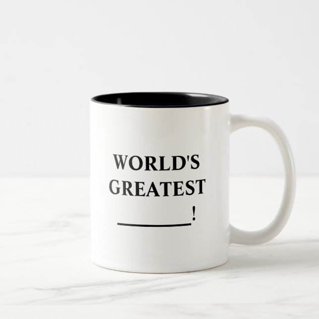 World's Greatest Two-Tone Coffee Mug (Right)
