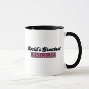 World's Greatest Uncle (Burgundy) Mug