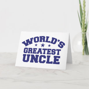 World's Greatest Uncle Card