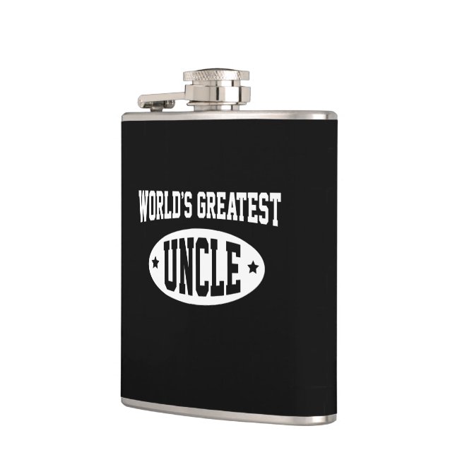 World's Greatest Uncle Hip Flask (Left)