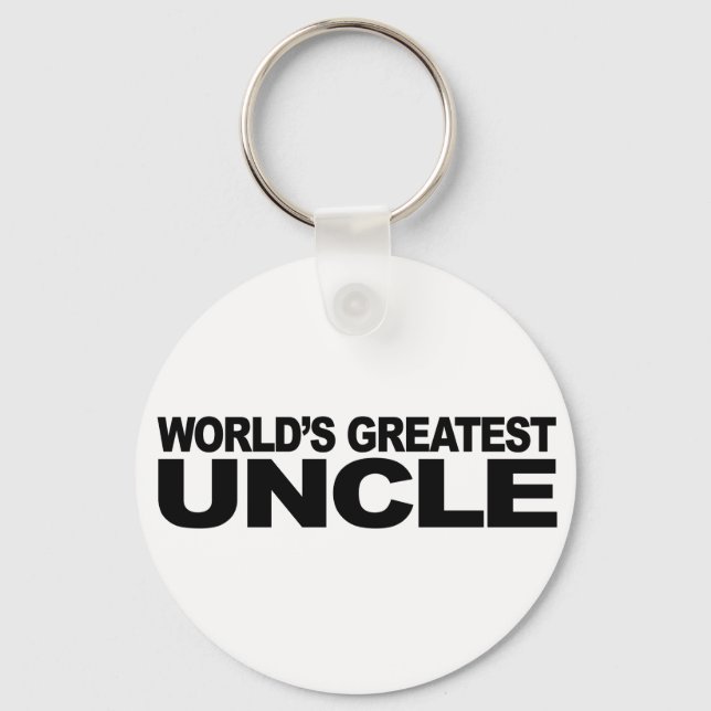 World's Greatest Uncle Key Ring (Front)