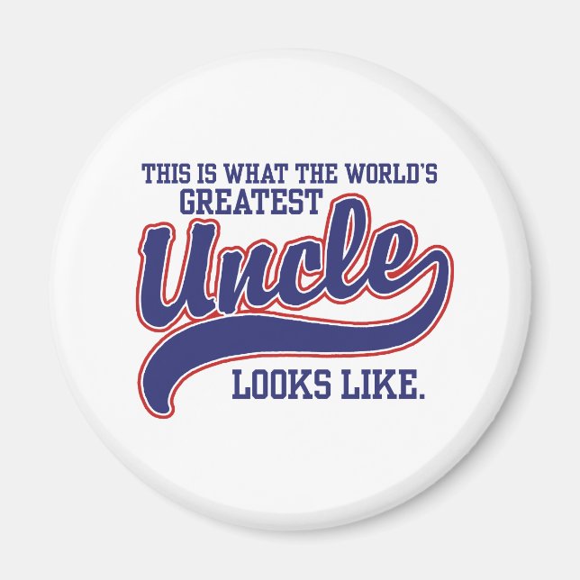 World's Greatest Uncle Magnet (Front)
