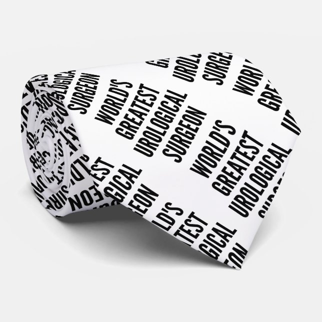 Worlds Greatest Urological Surgeon Tie (Rolled)