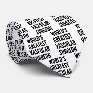 Worlds Greatest Vascular Surgeon Neck Tie