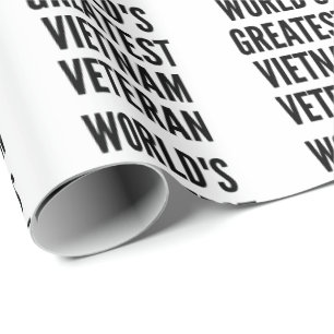 Worlds Greatest Vietnam Veteran Wrapping Paper