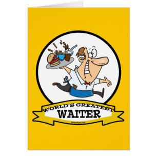 WORLDS GREATEST WAITER II MEN CARTOON