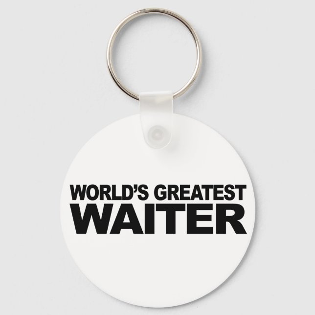 World's Greatest Waiter Key Ring (Front)